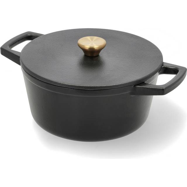 Billede af Holm Støbejernsgryde Dia 22,5 x 11 cm 3,6 Liter med låg
