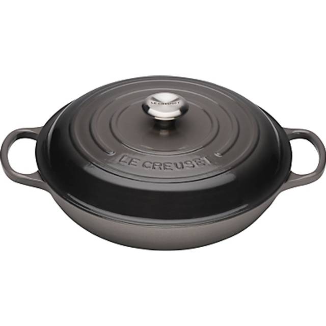 Billede af Le Creuset Flint Signature Cast Iron Round med låg 30cm